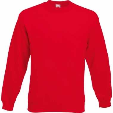 Fruit of the Loom sweater rood