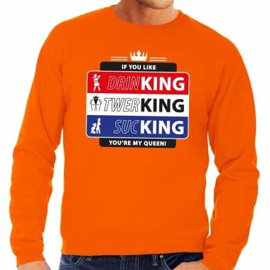 Oranje kingsday if you like sweater heren
