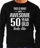 Awesome year jaar cadeau sweater zwart heren 10195906