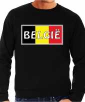 Belgie landen sweater zwart heren
