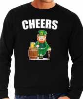 Cheers st patricks day sweater kostuum zwart heren