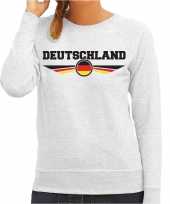 Duitsland deutschland landen sweater grijs dames