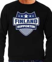 Finland schild supporter sweater zwart he