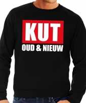 Foute jaarwisseling trui sweater kut oud nieuw zwart heren