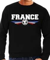 Frankrijk france landen voetbal sweater zwart heren