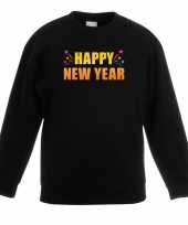 Happy new year sweater trui zwart kinderen
