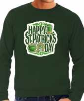 Happy st patricks day st patricks day sweater kostuum groen heren