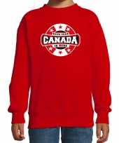 Have fear canada is here canada supporter sweater rood kids