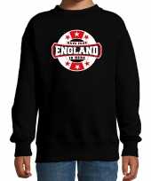 Have fear england is here engeland supporter sweater zwart kids