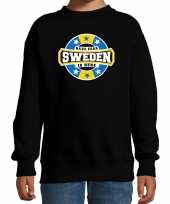 Have fear sweden is here zweden supporter sweater zwart kids