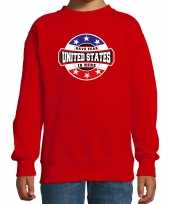 Have fear united states is here amerika supporter sweater rood kids
