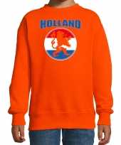 Holland oranje leeuw oranje sweater trui holland nederland supporter ek wk kinderen