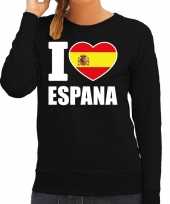 I love espana sweater trui zwart dames