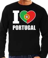 I love portugal sweater trui zwart heren