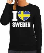 I love sweden sweater trui zwart dames