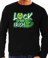 Luck of the irish st patricks day sweater kostuum zwart heren