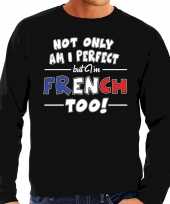 Not only perfect french frankrijk sweater zwart heren