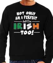 Not only perfect irish st patricks day sweater zwart heren