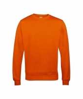 Oranje sweater heren just hoods