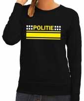 Politie logo sweater zwart dames