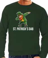 St patricks dab st patricks day sweater kostuum groen heren