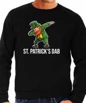 St patricks dab st patricks day sweater kostuum zwart heren