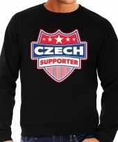 Tsjechie czech schild supporter sweater zwart heren 10221181