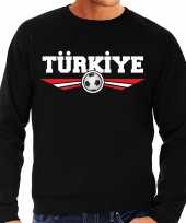 Turkije turkiye landen voetbal sweater zwart heren