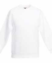 Witte katoenmix sweater jongens