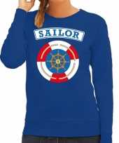 Zeeman sailor verkleed sweater blauw dames