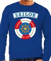 Zeeman sailor verkleed sweater blauw heren