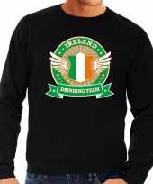 Zwart ireland drinking team sweater heren
